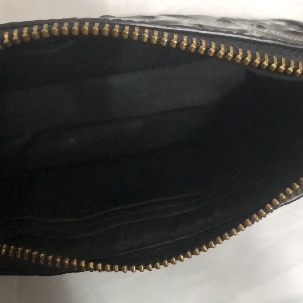 Coach Black Patent Leather Chain Wristlet - Picture 8 of 9